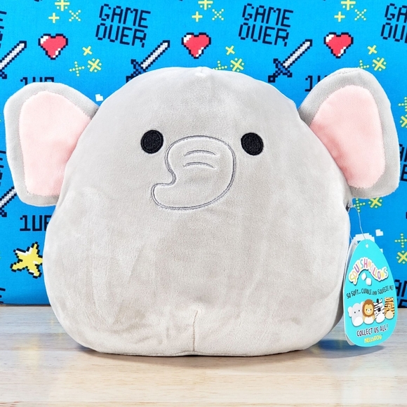 Squishmallows Toys Squishmallow Mila The Grey Elephant 8 Ultrasoft